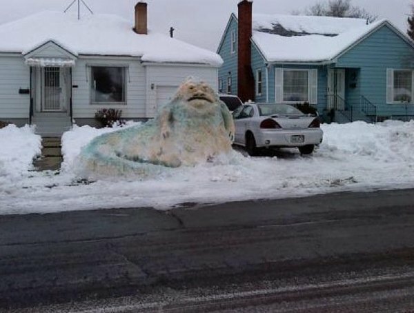 Jabba the snowman